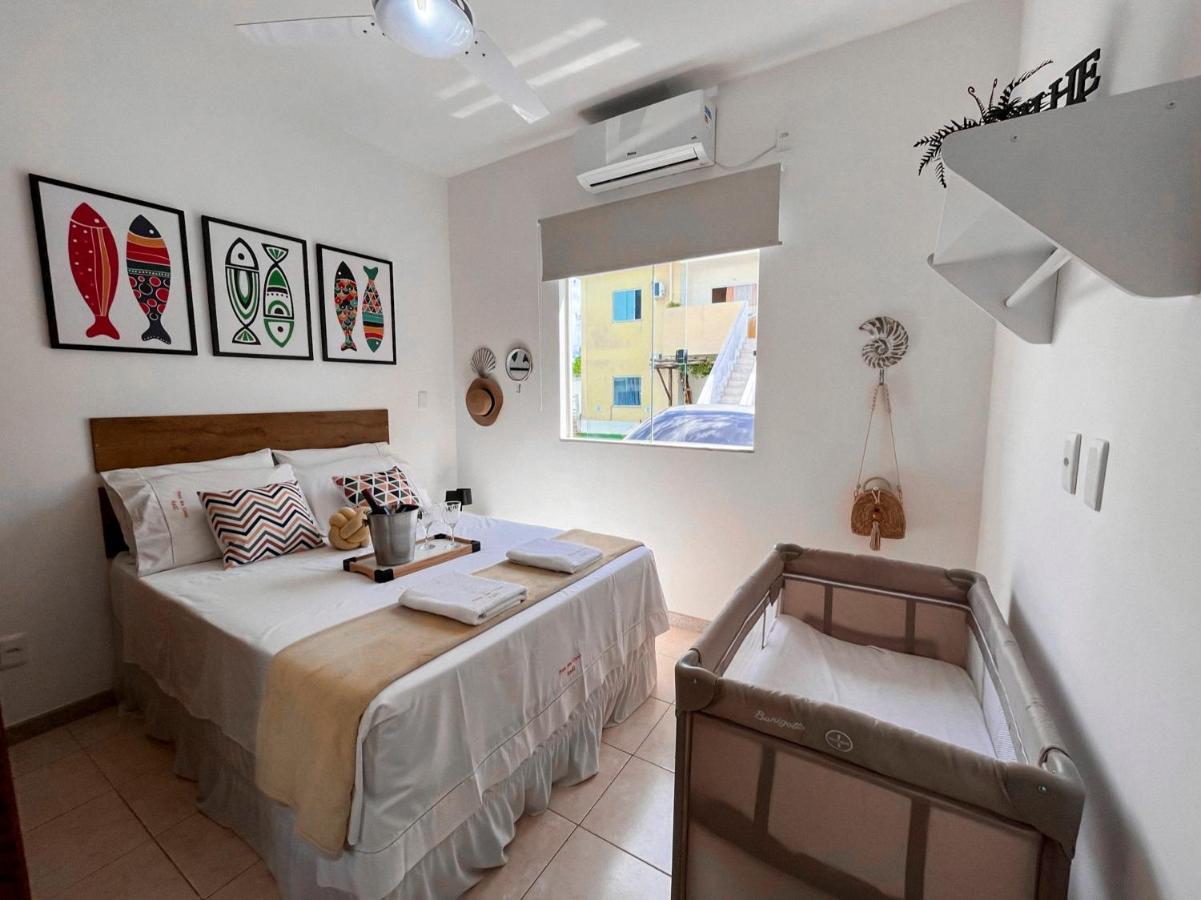 Promocao No Pedacinho Do Paraiso - Cond Praia Dos Corais - 200M Praias C Vermelha E Muta, Prox Cabana Dos Corais - Apto Terreo, 2 Quartos Com Ar-Condicionado, Area Gourmet Com Churrasqueira, Cozinha Completa, Wi-Fi 200 Mbps Apartment ปอร์โตเซกูโร ภายนอก รูปภาพ