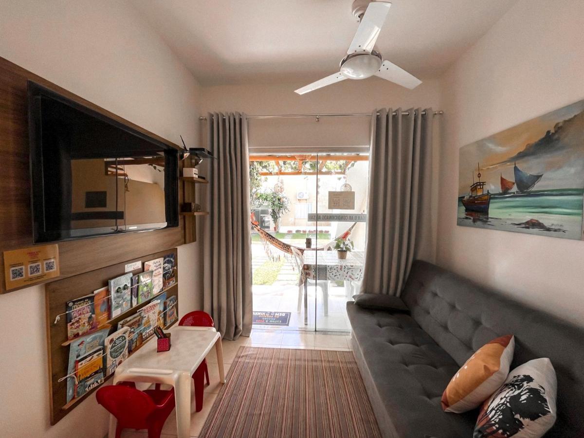 Promocao No Pedacinho Do Paraiso - Cond Praia Dos Corais - 200M Praias C Vermelha E Muta, Prox Cabana Dos Corais - Apto Terreo, 2 Quartos Com Ar-Condicionado, Area Gourmet Com Churrasqueira, Cozinha Completa, Wi-Fi 200 Mbps Apartment ปอร์โตเซกูโร ภายนอก รูปภาพ